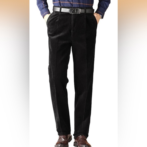 Other - Kinghua nwt 38x32 Men's Black Corduroy Pants